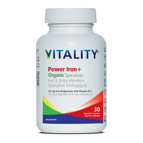 Vitality | Power Iron + Organic Spirulina