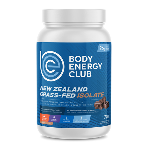Body Energy Club | New Zealand Grass-Fed Whey Isolate Protein 740g