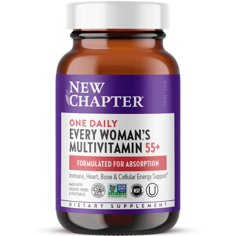 Our multivitamin for women over 55 delivers key vitamins, minerals, and superfood botanical blends to benefit your specific needs at this life stage
