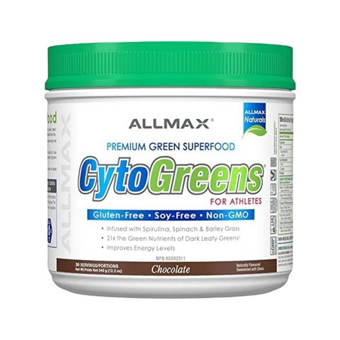 Allmax | Cytogreens For Athletes Greens Powder | Chocolate