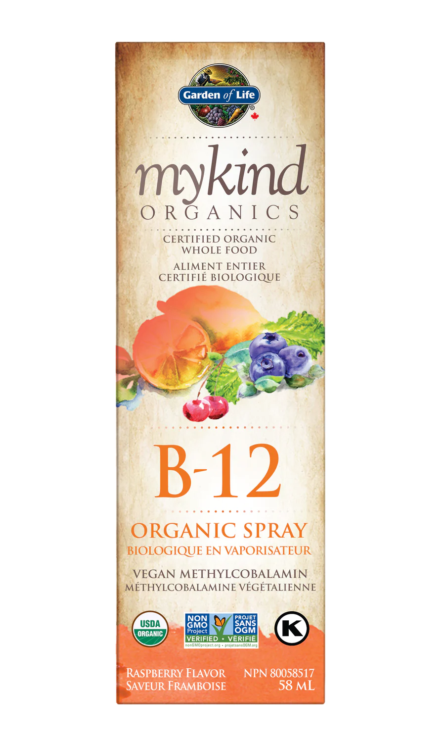 b12 garden of life spray Garden Of Life | Organics B-12 Organic Spray