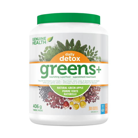 Genuine Health | Greens+ Daily Detox Green Apple