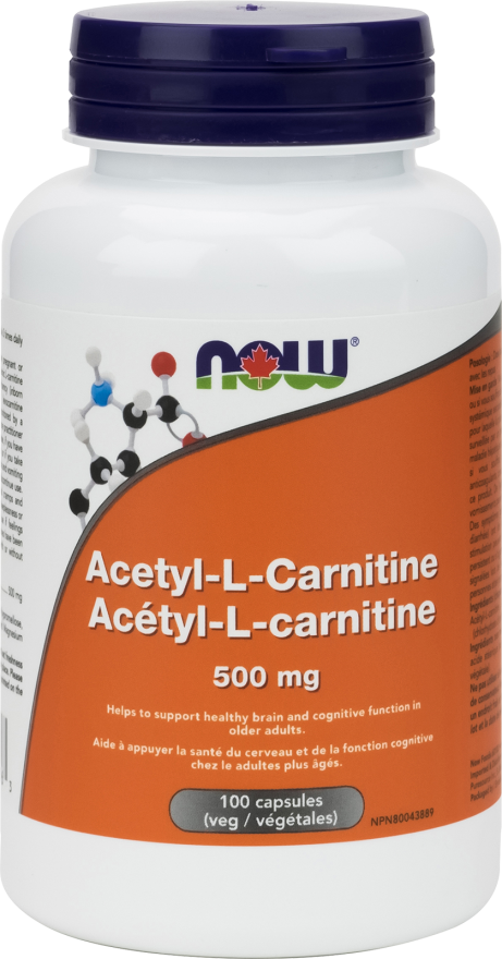 NOW | Acetyl-L-Carnitine 500mg | Body Energy Club NOW | Acetyl-L-Carnitine 500mg | Body Energy Club
