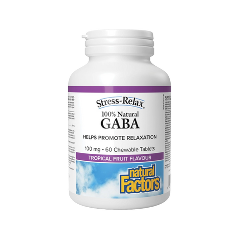 Natural Factors | GABA 100mg Chewable Tablets
