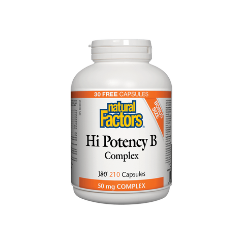 Natural Factors | Hi-Potency B-Complex 50mg Capsules