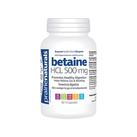 Prairie Naturals | Betaine HCL 500mg