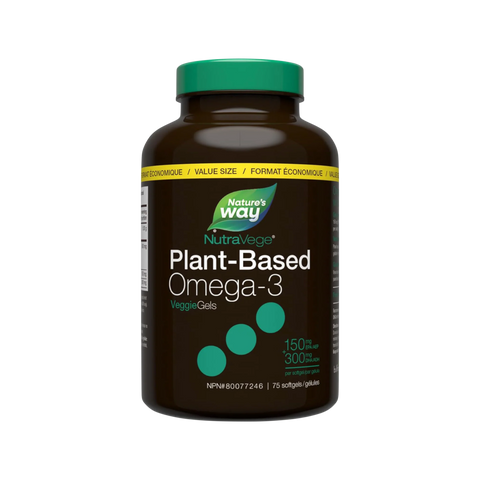 Nature's Way | NutraVege™ Omega-3 | Plant Based Liquid Gels