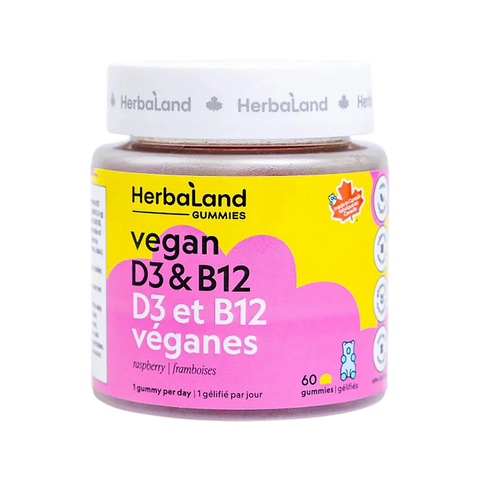 Herbaland | Vegan D3 & B12 Gummies