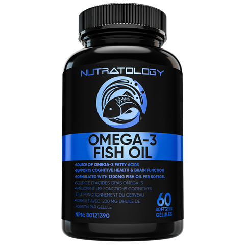 Nutratology | Omega-3 Fish Oil 1,200mg 60 softgels