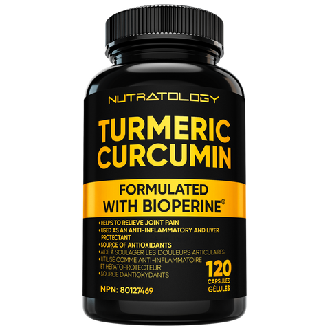 Nutratology | Organic Turmeric Curcumin 550mg 120 capsules