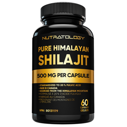 Nutratology | Pure Himalayan Shilajit 500mg 60 capsules