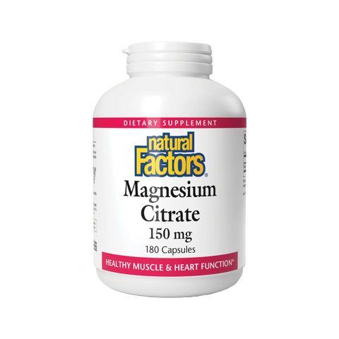 Natural Factors | Magnesium Citrate 150mg Capsules