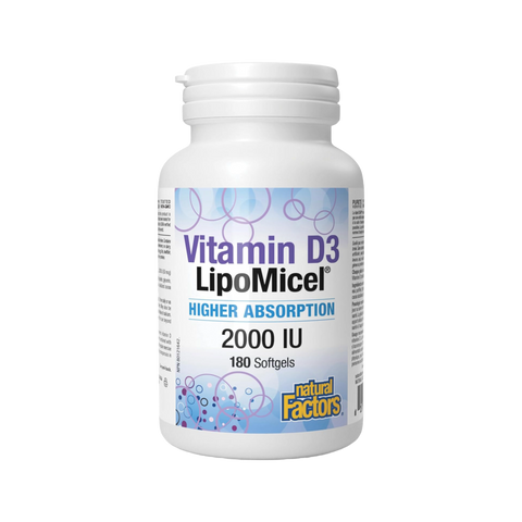 Natural Factors | Vitamin D3 Lipomicel 2000IU