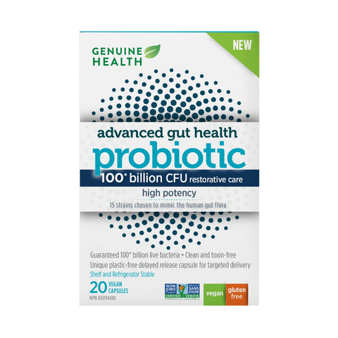 Genuine Health | Extra Strength Probiotic | 100 Billion