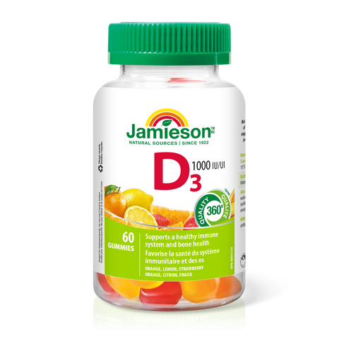Jamieson | Vitamin D3 1000 IU Gummies