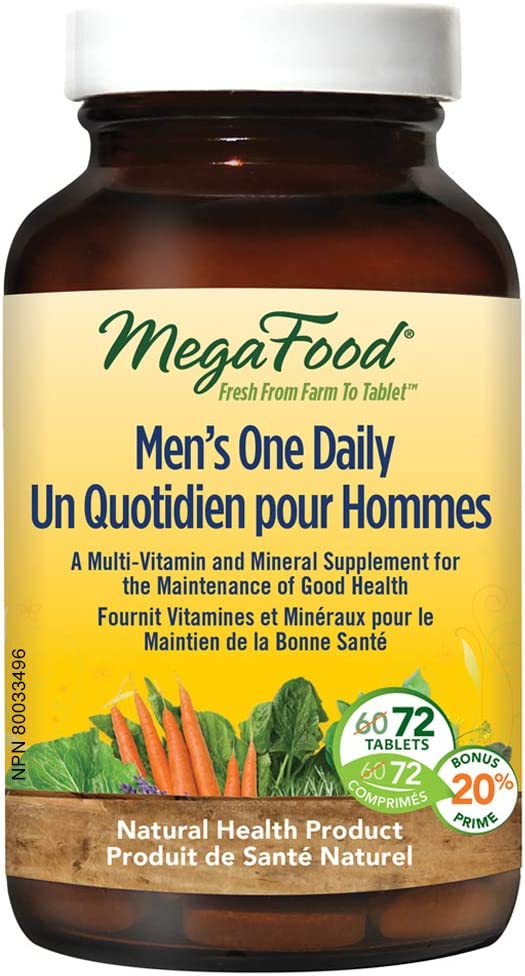 Mega Food | Men's One Daily | 72 Tablets
