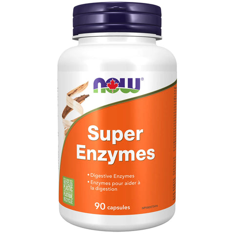 NOW® Super Enzymes is a comprehensive blend of enzymes that supports healthy digestion.