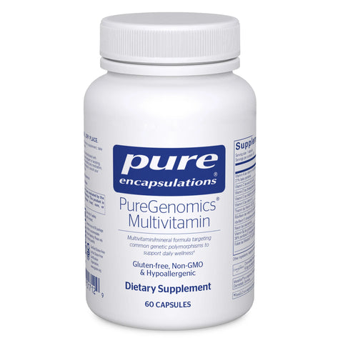 PureGenomics Multivatamin - Pure Encapsulations 60 capsules vitamin bottle