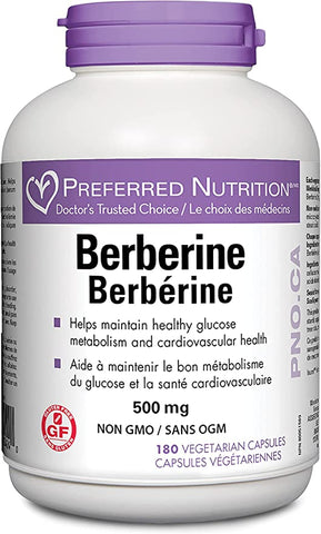 Preferred Nutrition | Berberine 500mg