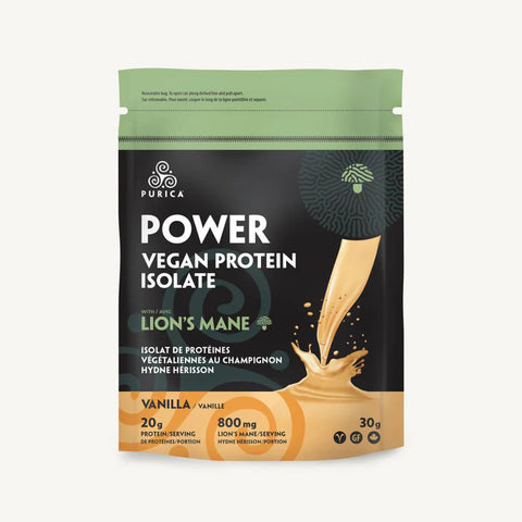 Purica | Power | Vegan Protein w/ Lion's Mane Single Serve