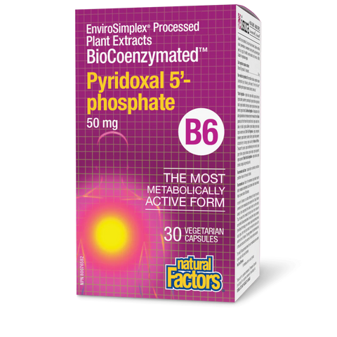 Natural Factors | BioCoenzymated Pyridoxal 5’-phosphate • B6