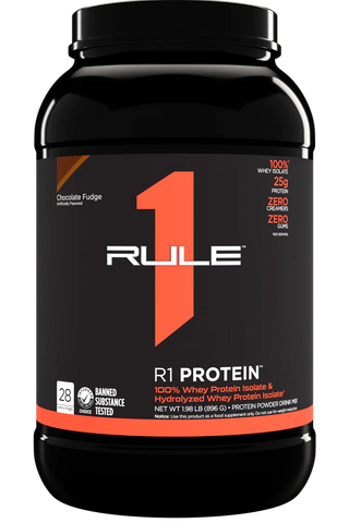 Rule 1 | Whey Protein Isolate & Hydrolyzed Isolate 2LB (Informed Choice)