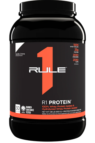 Rule 1 | Whey Protein Isolate & Hydrolyzed Isolate 2LB (Informed Choice)