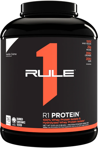 Rule 1 | Whey Protein Isolate & Hydrolyzed Isolate 5LB (Informed Choice)