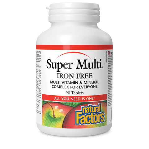 Natural Factors | Super Multi Iron Free