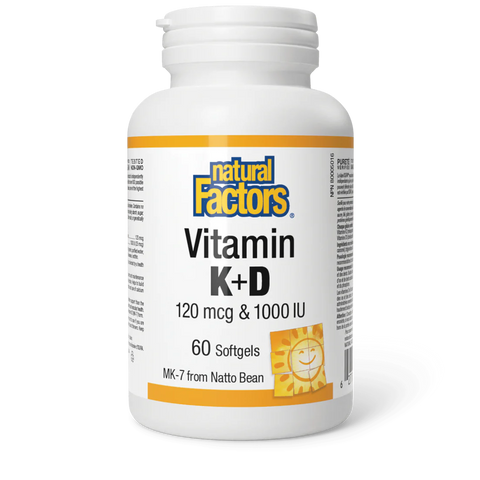 Natural Factors | Vitamin K+D