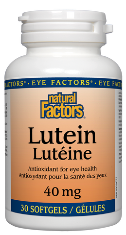 Natural Factors Lutein 40mg | Eye & Vision Care | Natural Factors