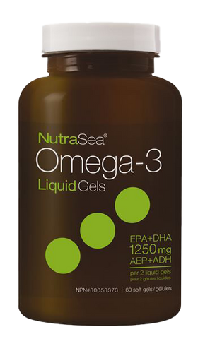 Ascenta NutraSea Omega-3 Liquid Gels Fresh Mint 60 softgels