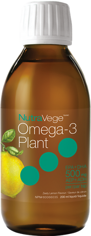 Ascenta | NutraVege Omega-3 Plant Based Zesty Lemon | 200ml
