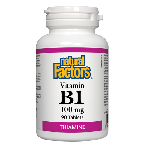 Natural Factors B-1 Thiamine 100mg | Vitamin B | Natural Factors