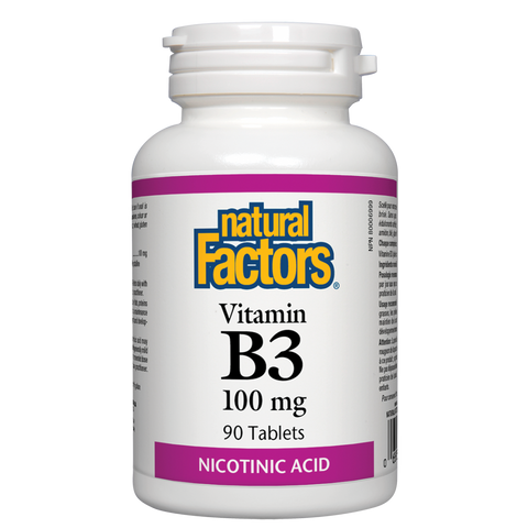Natural Factors B3 100mg | Heart & Circulatory Health | Natural Factors