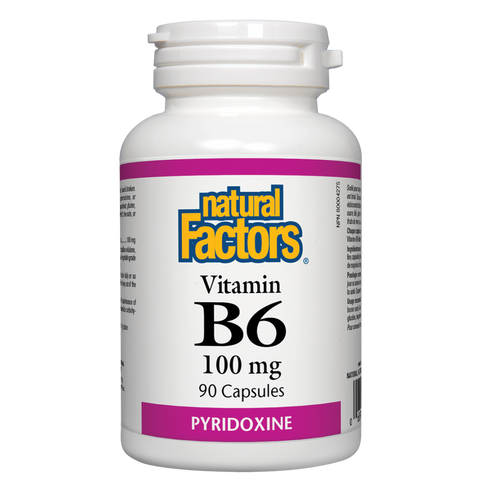 Natural Factors B6 Pyridoxine 100mg | Vitamin B | Natural Factors