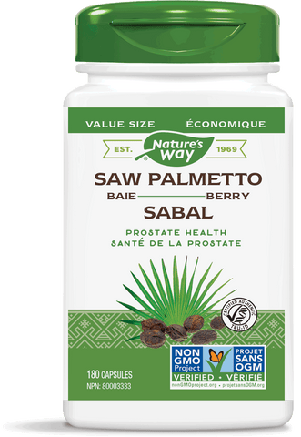 Nature's Way Saw Palmetto Berry Capsules 180
