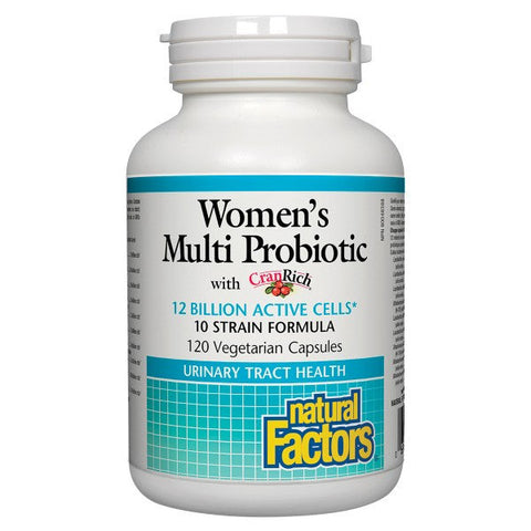 Natural Factors Womens Multi Probiotic 12 Billion CranRich | Women's Health | Natural Factors