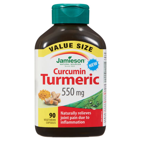 Jamieson Curcumin Turmeric 550 MG - Body Energy Club