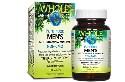 Whole Earth & Sea Men's Multivitamin | Men's Multivitamins | Natural Factors