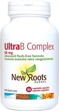 New Roots Ultra B Complex 50mg Capsules | Energy, Fatigue | New Roots