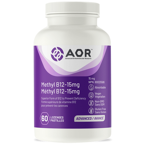 AOR Methyl B12 – 15 mg | Vitamin B | AOR