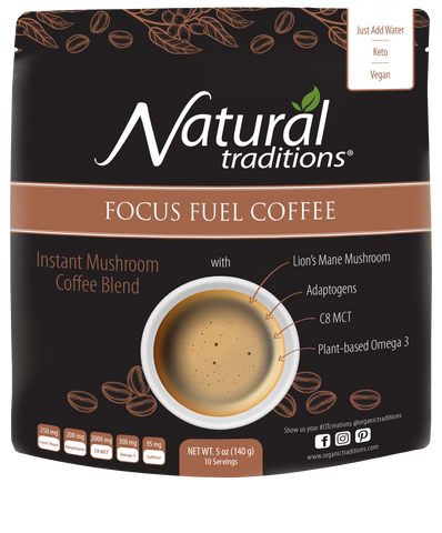 Organic Traditions Focus Fuel Coffee 140g - Body Energy Club
