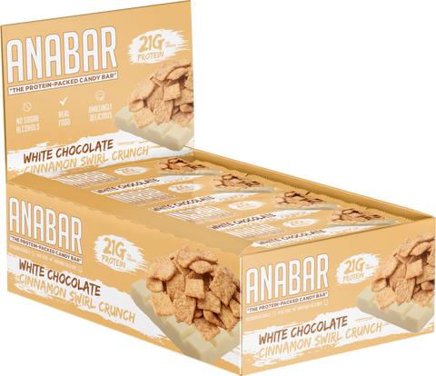 Anabar | Whole Food Performance Bar | White Chocolate Cinnamon Swirl Crunch