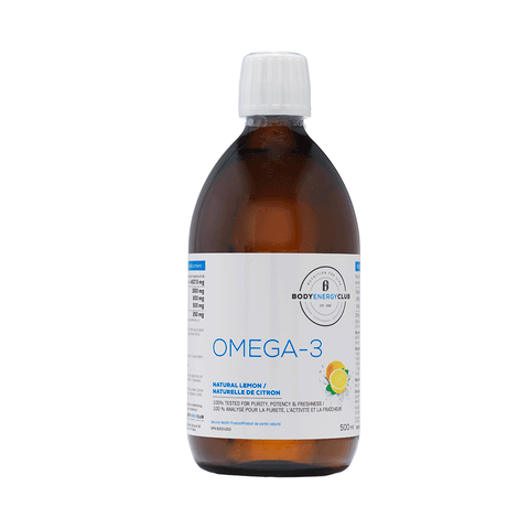 Body Energy Club Omega-3 Lemon | Omega 3 Fish Oil EPA / DHA | Body Energy Club
