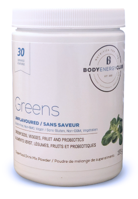 Body Energy Club Vegan Unflavoured Greens 155g - Body Energy Club
