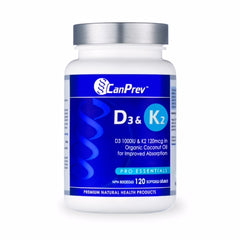 CanPrev Vitamin D3 & K2 120 Softgels | Bone & Osteoporosis | CanPrev
