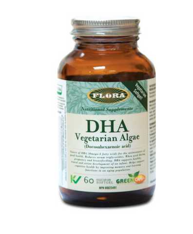 Flora DHA Vegetarian Algae | Omega 3 Fish Oil EPA / DHA | FLORA