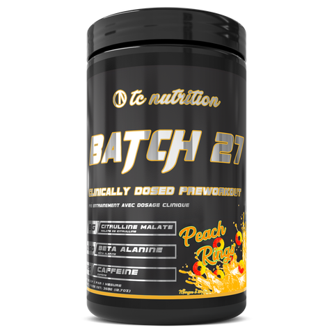 TC Nutrition Batch 27 Pre-workout Peace Rings - Body Energy Club