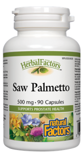 Natural Factors HerbalFactors Saw Palmetto 500mg Capsules | Men's Health | Natural Factors
